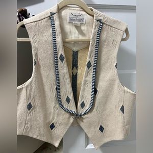 Long horn large vintage vest